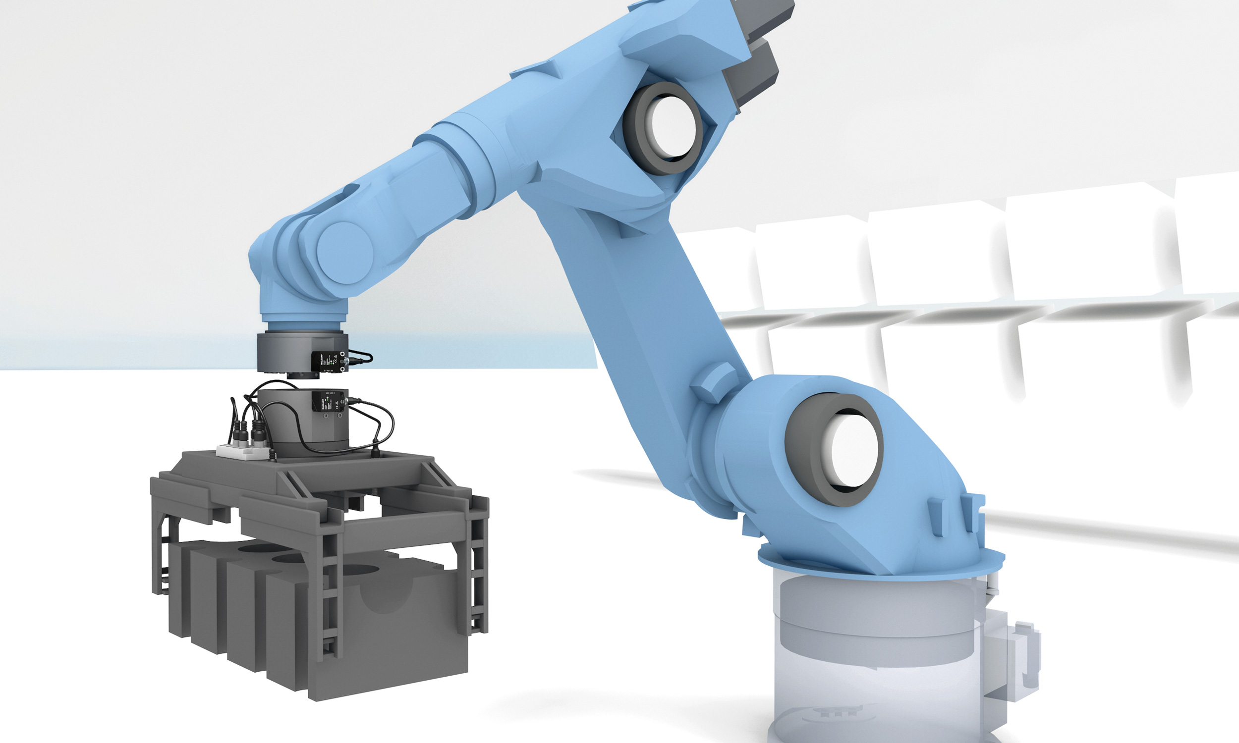 Girar y virar los robots industriales de forma altamente dinámica image