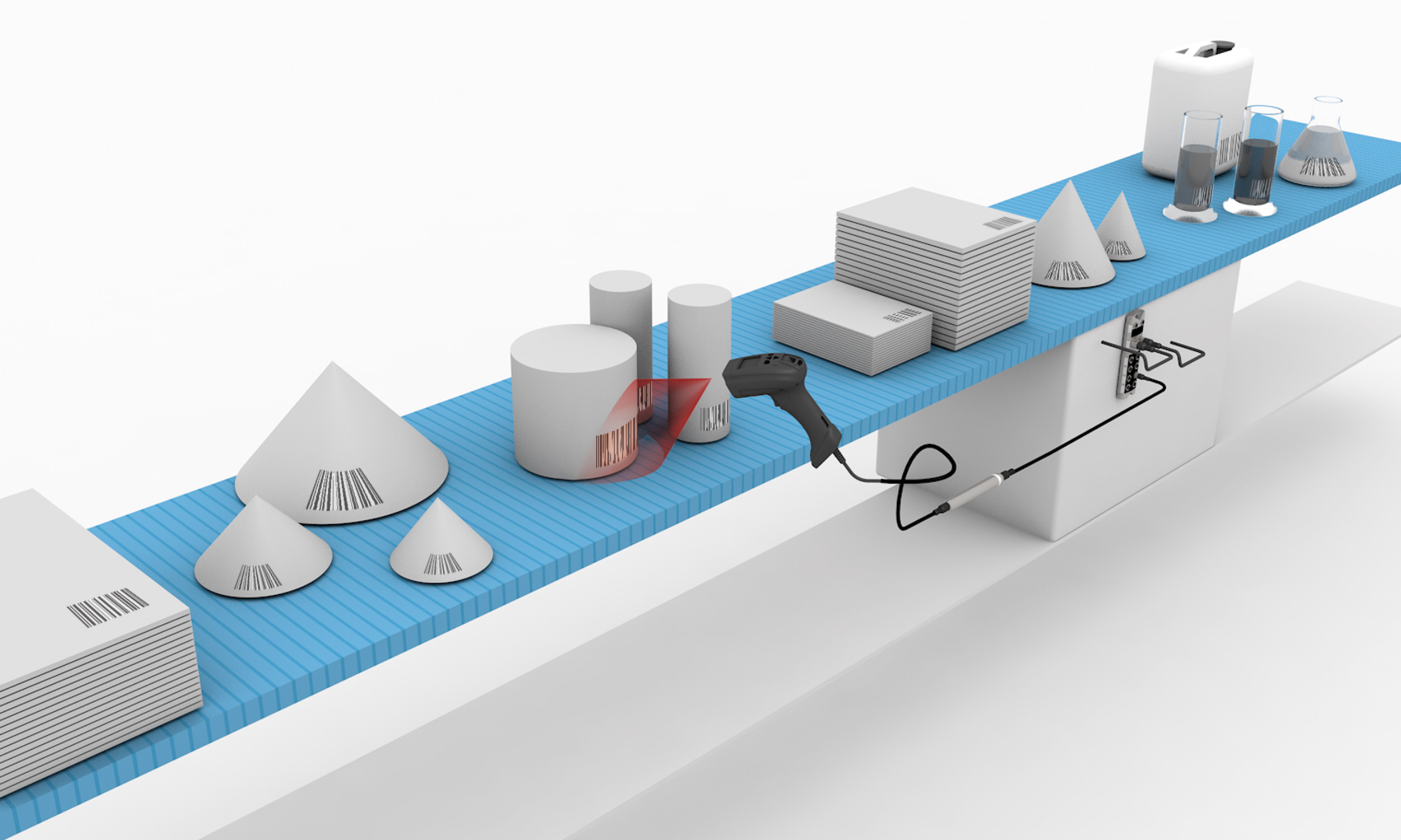 Identifying raw material image