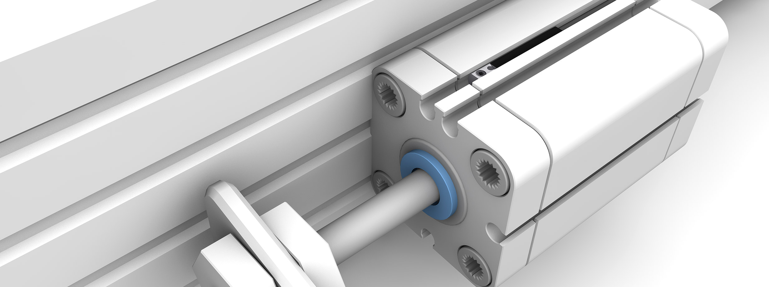 Wear-free and accurate feedback of cylinder position image