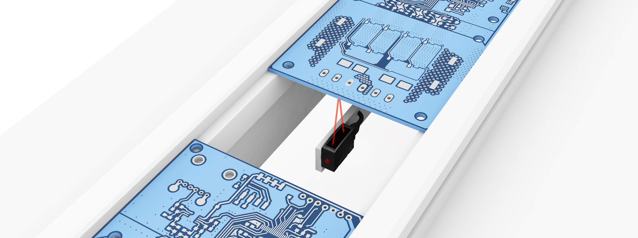 Detecting printed circuit board edges | Balluff
