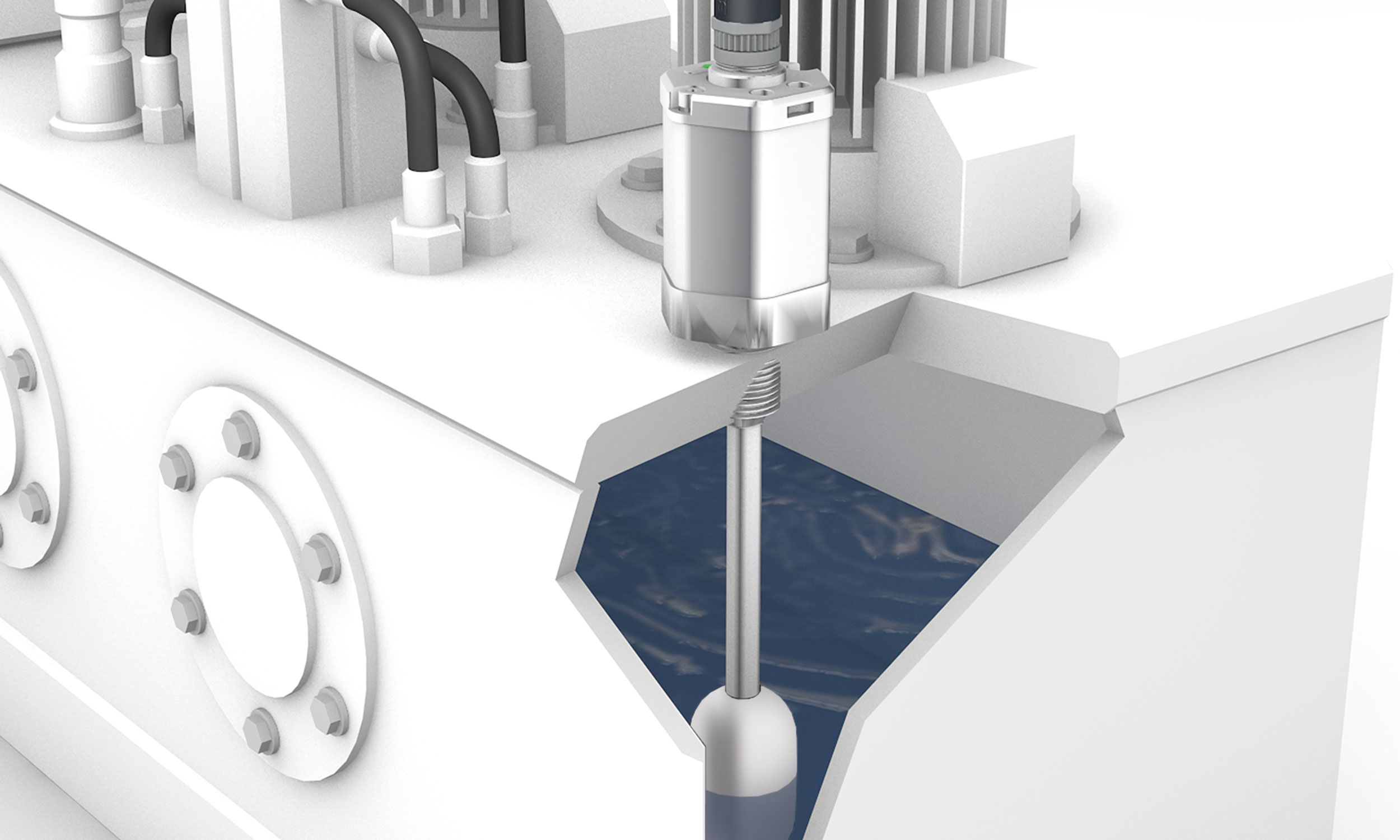 Monitoreo de niveles en la unidad de energía hidráulica image