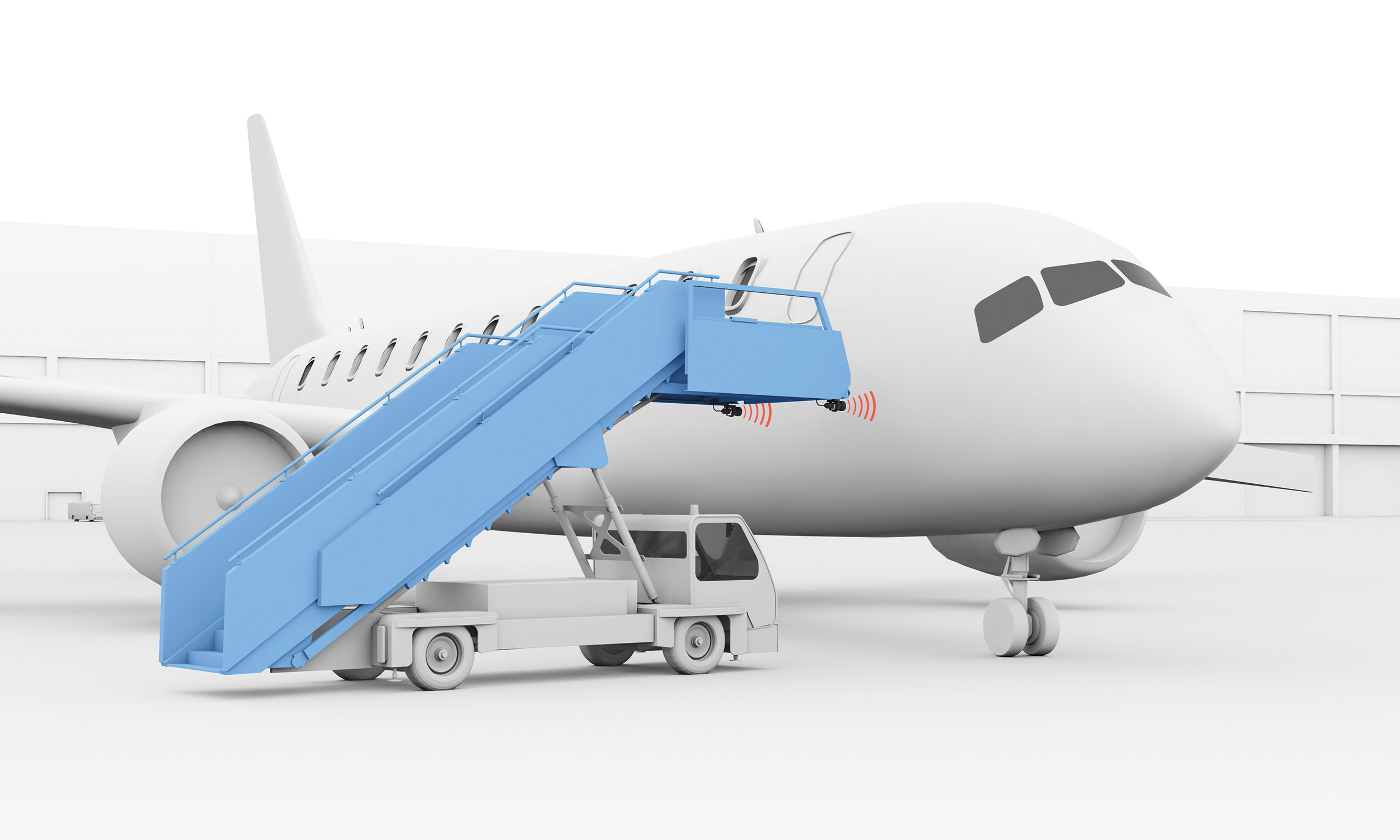 Avion : Positionnement optimal de l'escalier image