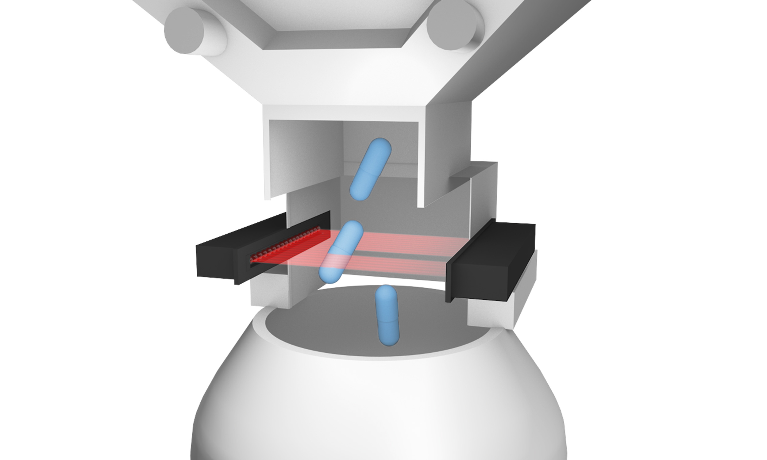 알약 주입 레벨 감지, 개수 파악, 포장 image
