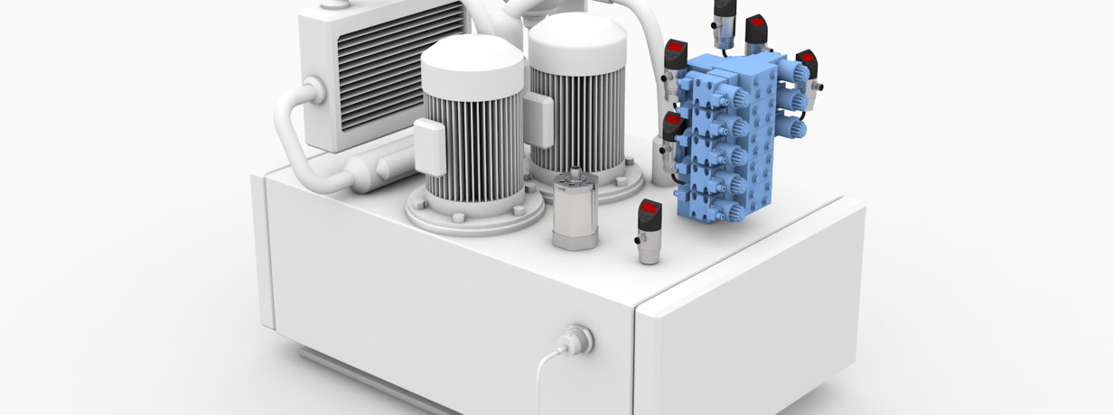Application example from hydraulic system to digital drive solution