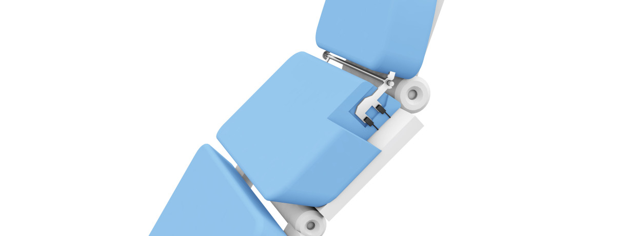 Acoplamiento de los módulos del sillón de tratamiento
