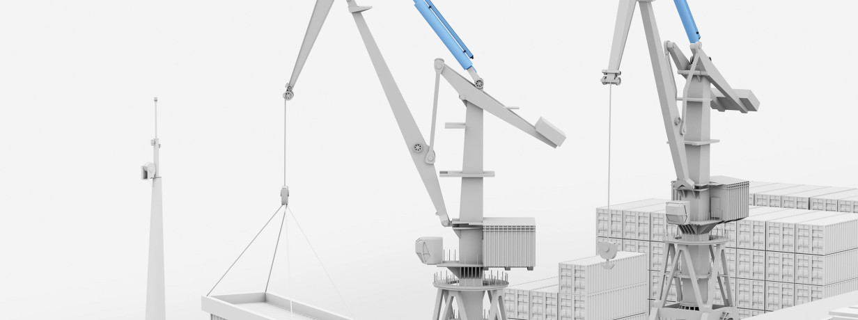 Loading Crane: Measuring the Position of the Hydraulic Cylinders