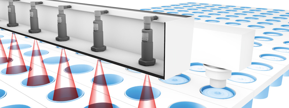 Reliable filling of liquids using ultrasonic sensors